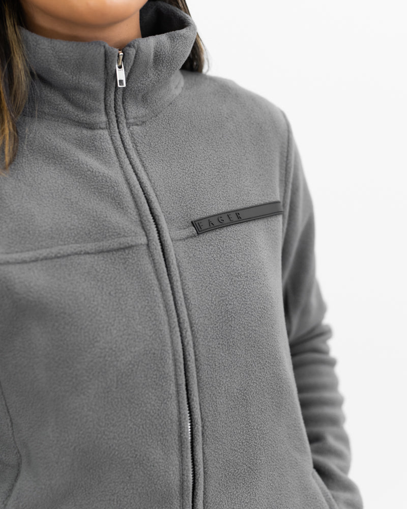 Fager Astrid Full Zip Fleece Grey