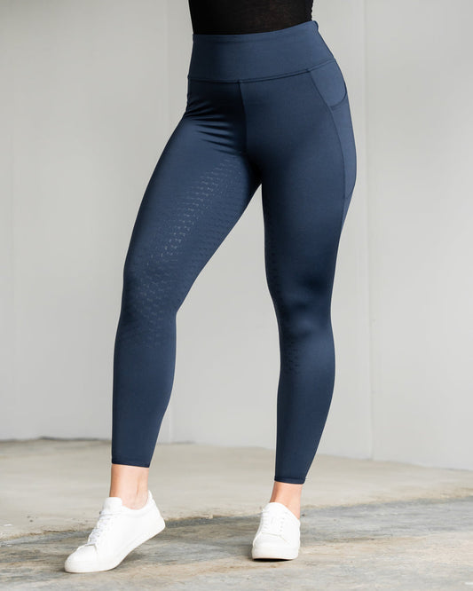 Fager Stella Comfort Leggings Navy - Horse Riding & Equestrian Breeches