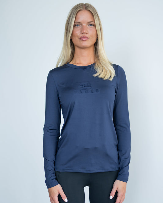 Fager Ida Long Sleeve T-Shirt Navy