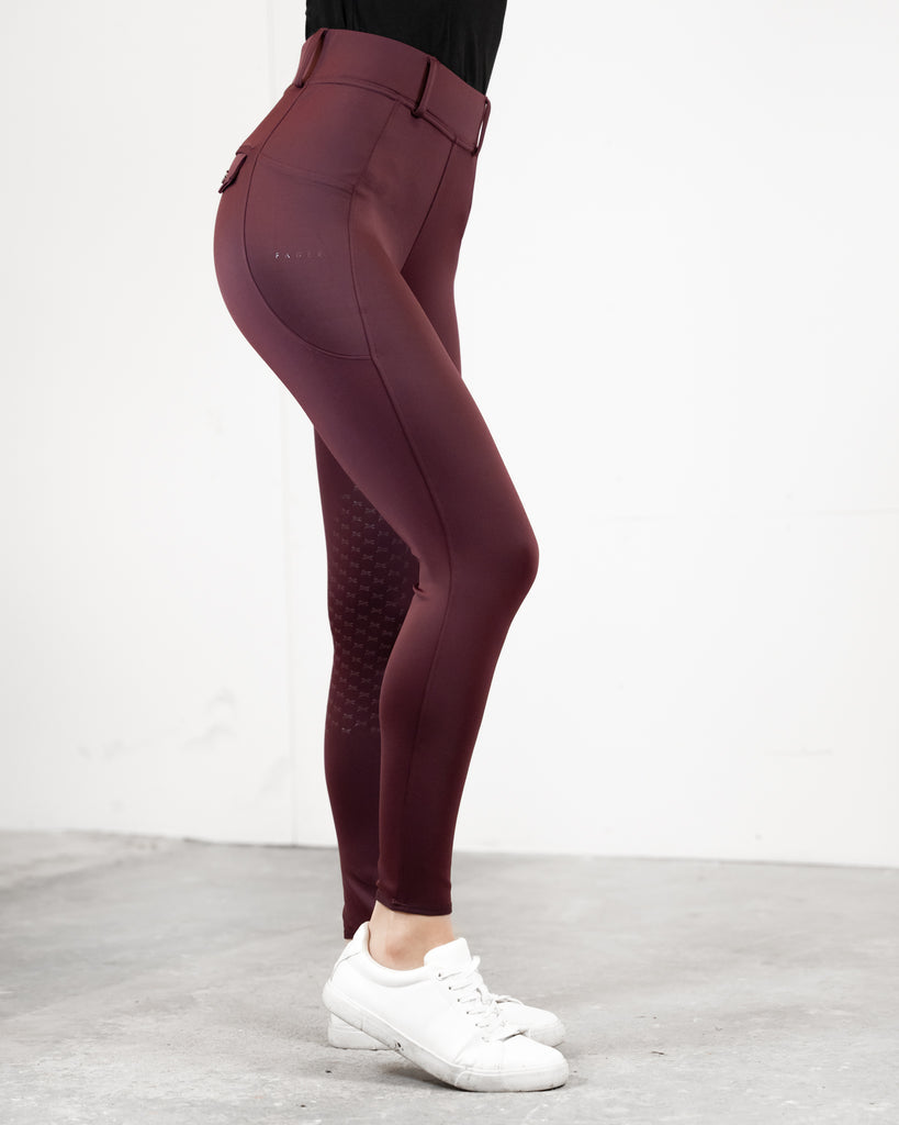 Fager Loui Active Leggings Burgundy