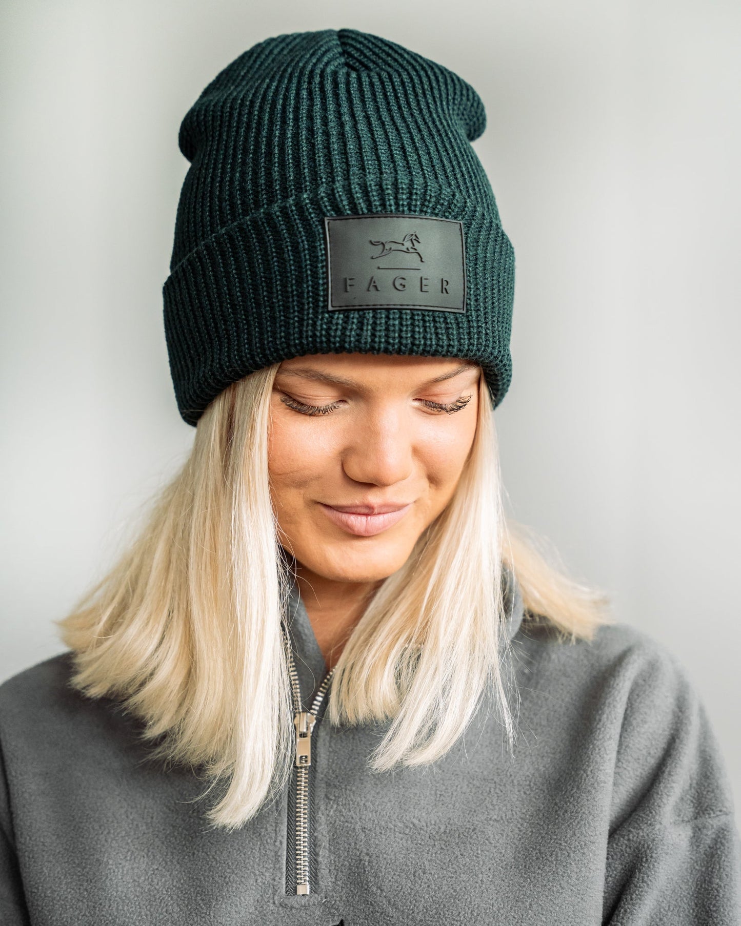 Fager Beanie Green - Horse Bit Emporium