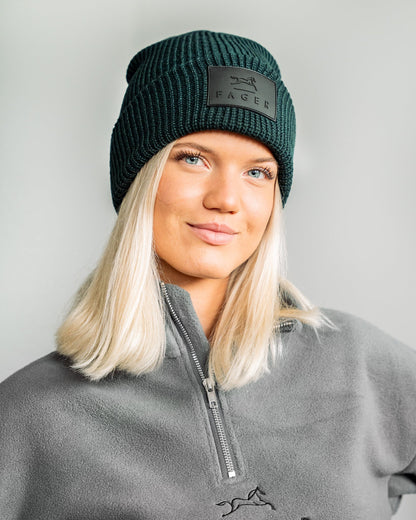 Fager Beanie Green - Horse Bit Emporium